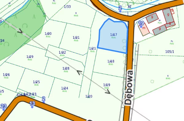 Działka 1 054,00 m², Pierwoszów, Sprzedaż