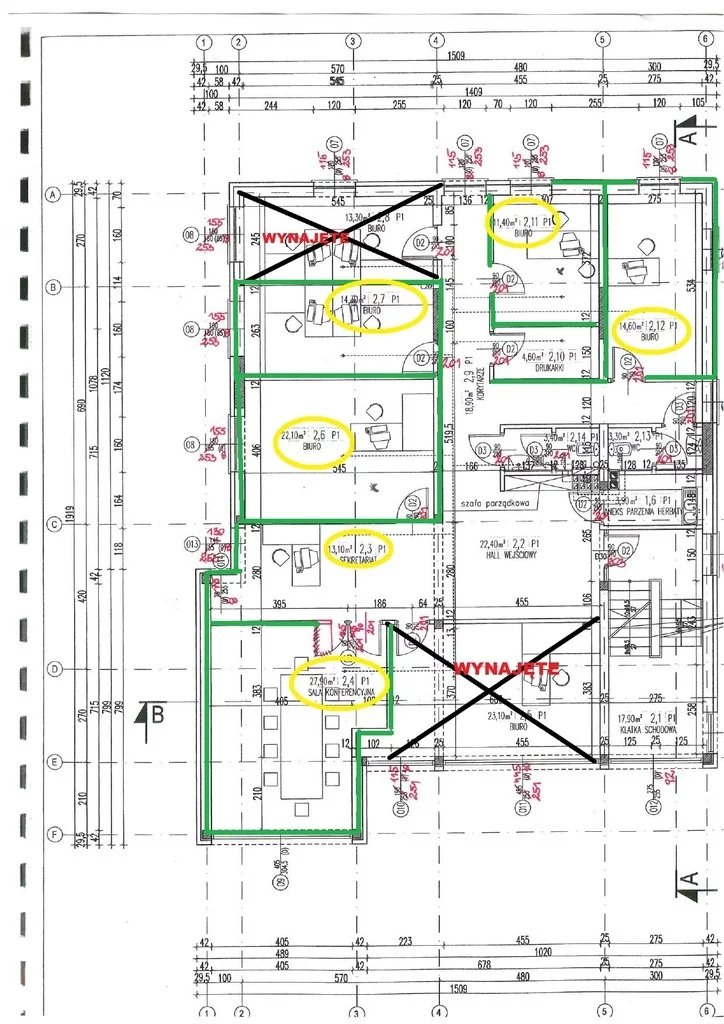 Biuro 11,40 m², oferta nr , 115/7250/OLW, Wrocław, Muchobór Wielki, Jurija Gagarina