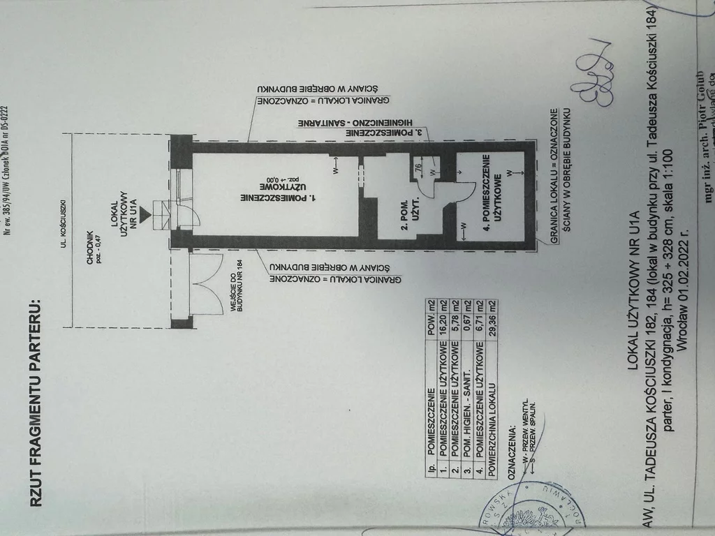 Lokal użytkowy 29,36 m², oferta nr , 112/7250/OLW, Wrocław, Przedmieście Oławskie, Tadeusza Kościuszki
