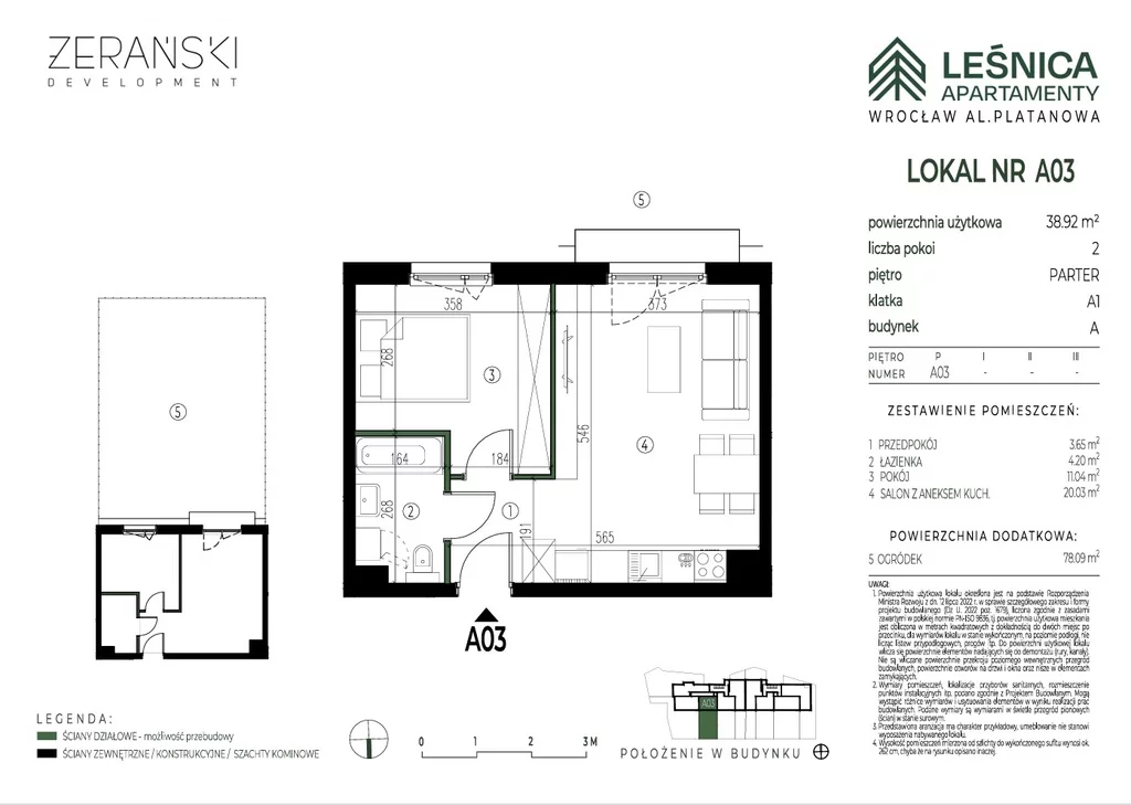 Apartamenty 1051/7250/OMS Wrocław Leśnica al. Platanowa