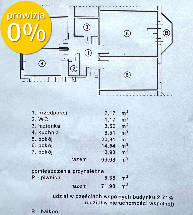 3 pokoje, mieszkanie 66,00 m², piętro 2, oferta nr , 1095/7250/OMS, Wrocław, Biskupin-Sępolno-Dąbie-Bartoszowice, Śródmieście