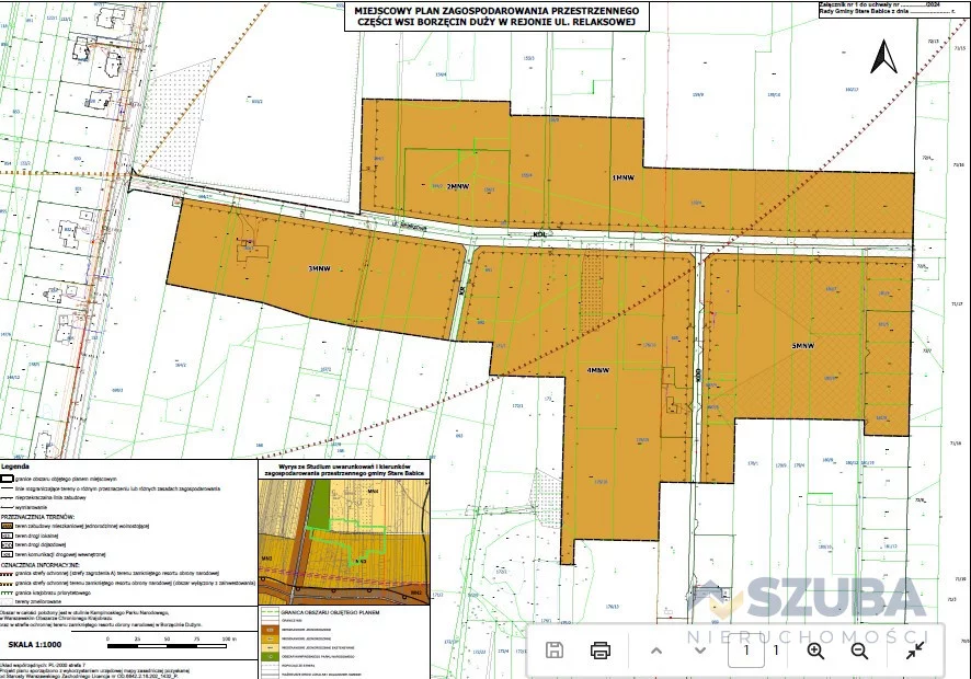 Działka 3 000,00 m², oferta nr , 904863, Borzęcin Duży, Relaksowa