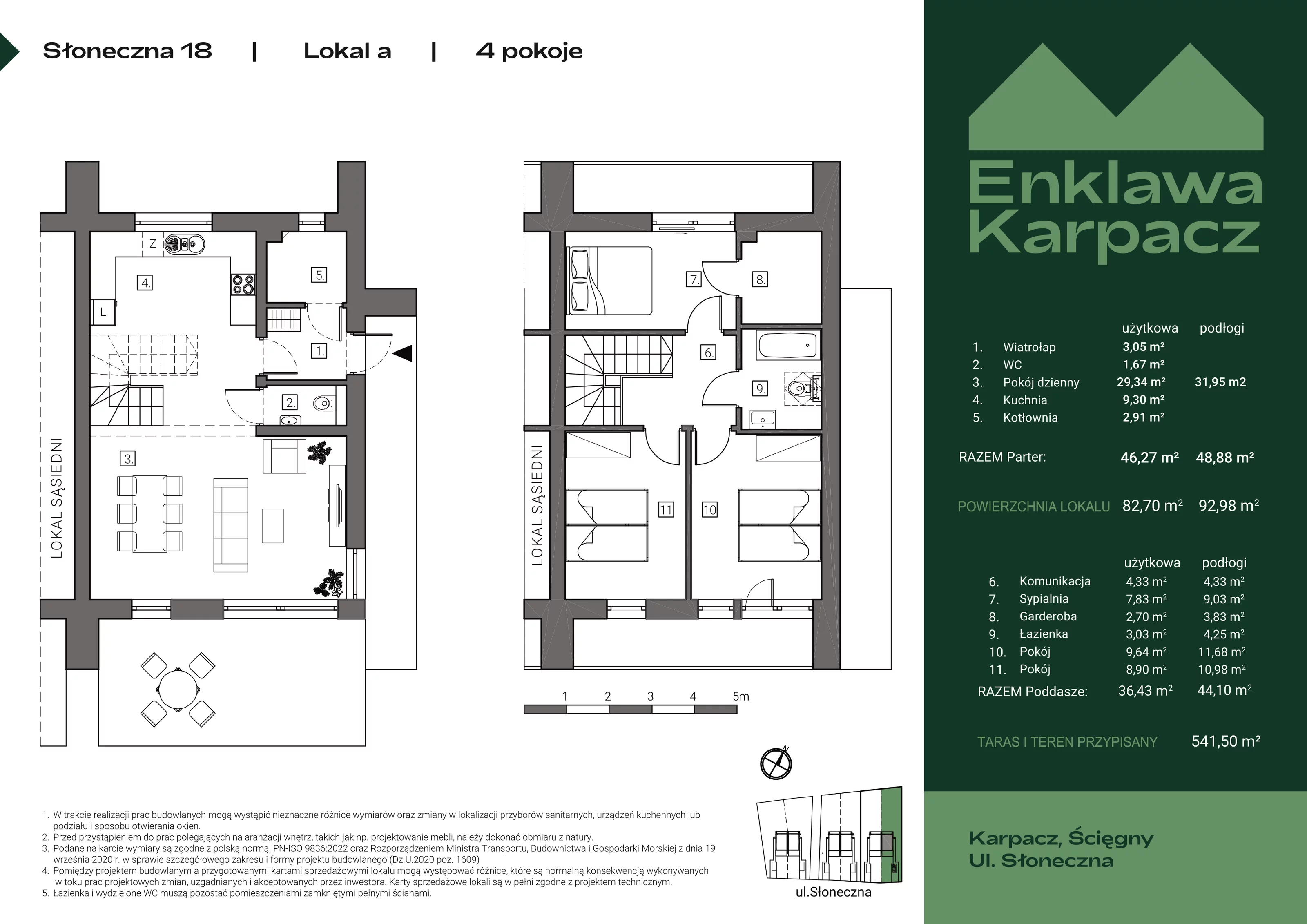 Dom 82,70 m², oferta nr 18A, Enklawa Karpacz, Karpacz, ul. Słoneczna