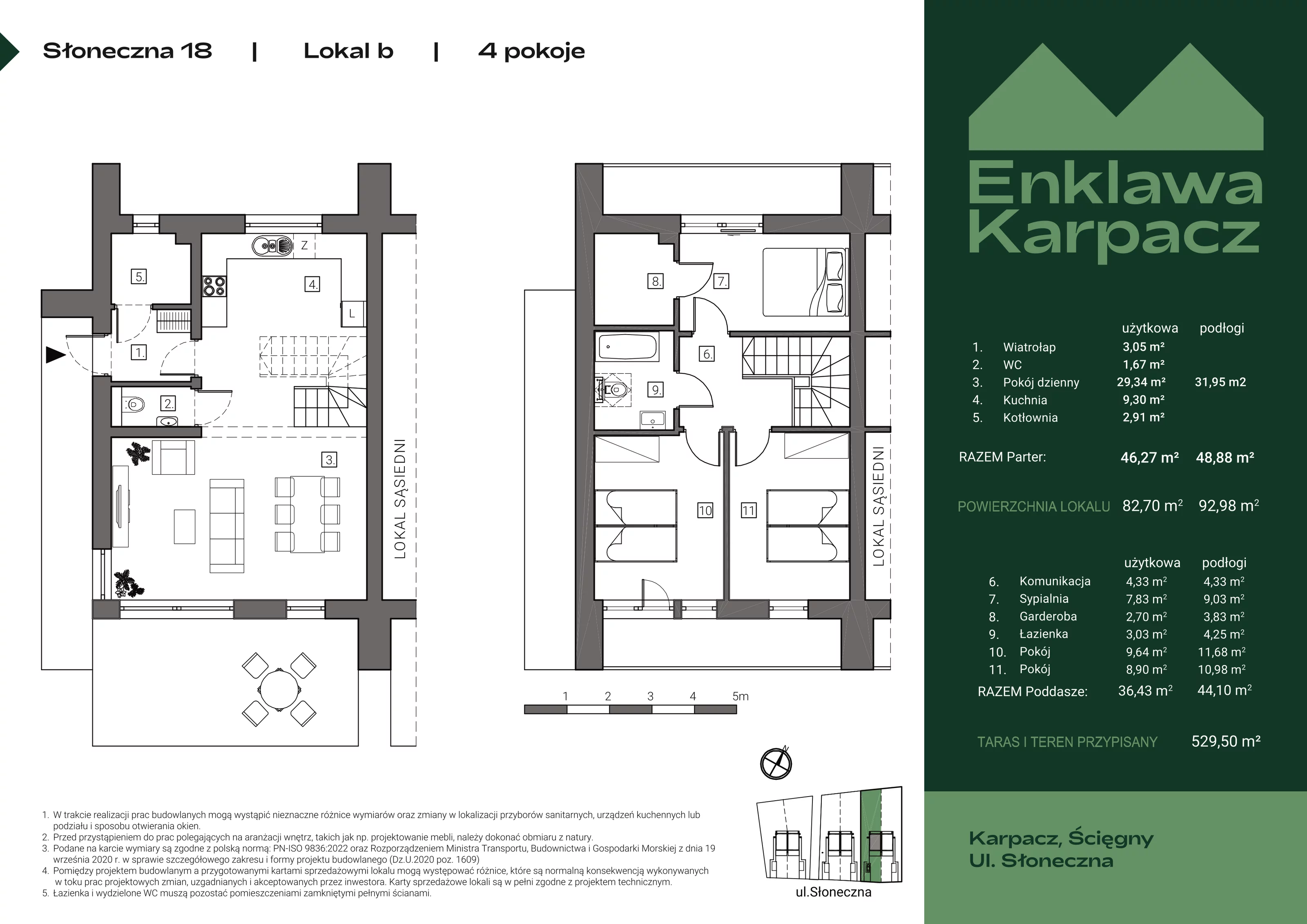 Dom 82,70 m², oferta nr 18B, Enklawa Karpacz, Karpacz, ul. Słoneczna