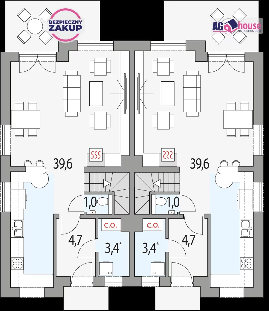 Dom 90,00 m², oferta nr , AG374879, Domatowo, Widokowa