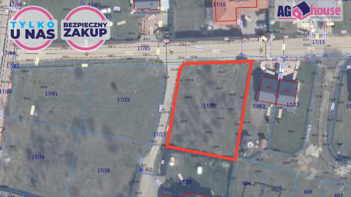 Działka 1 024,00 m², oferta nr , AG172789, Banino, Platynowa