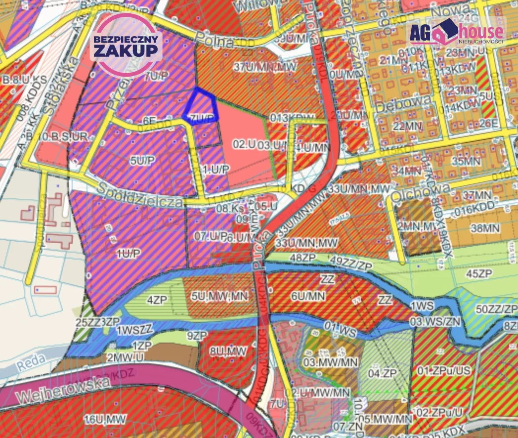 Działka 1 858,00 m², oferta nr , AG378945, Reda, Usługowa