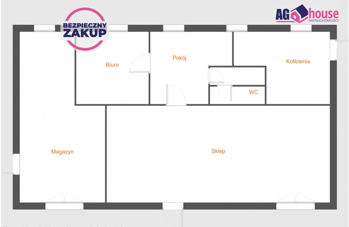 Lokal użytkowy 234,40 m², oferta nr , AG484758, Postomino