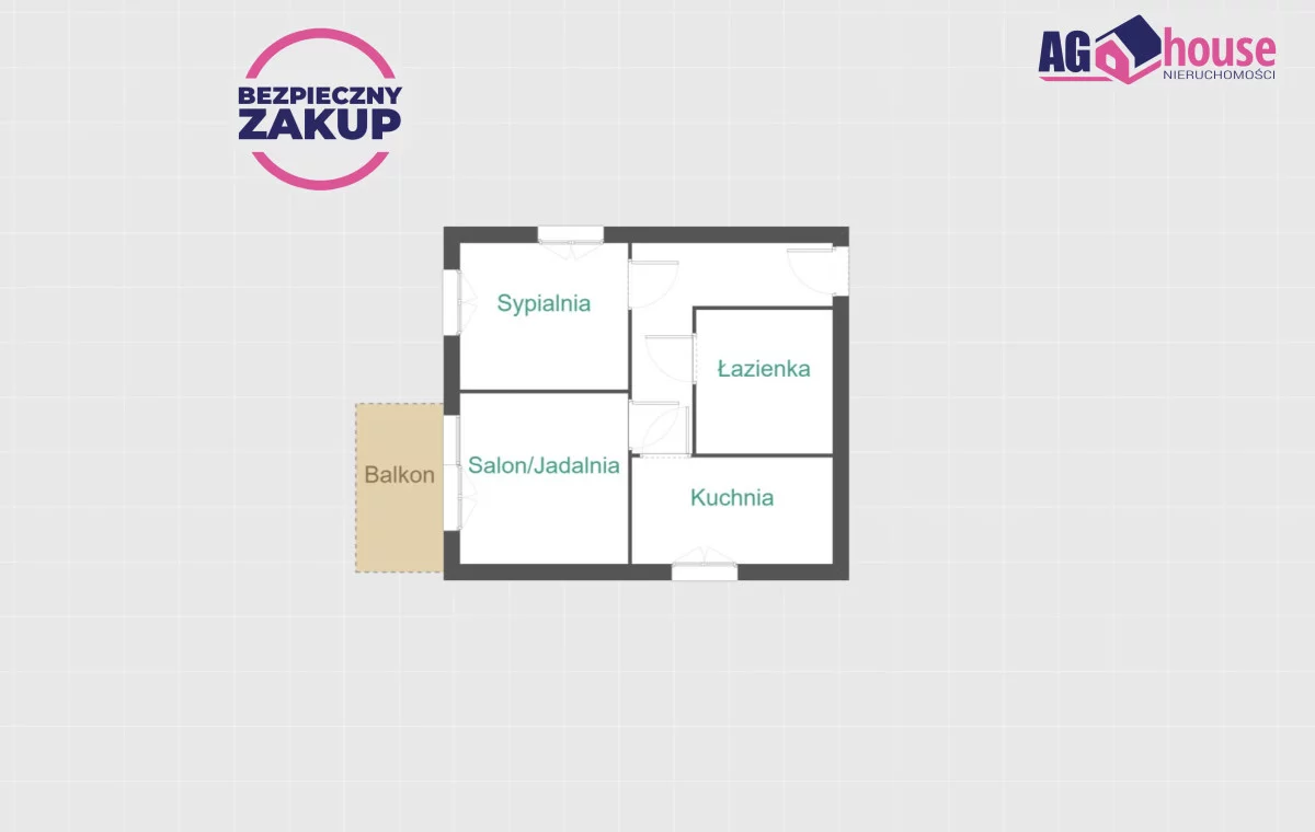 2 pokoje, mieszkanie 39,00 m², piętro 5, oferta nr , AG800085, Sopot, Adama Mickiewicza
