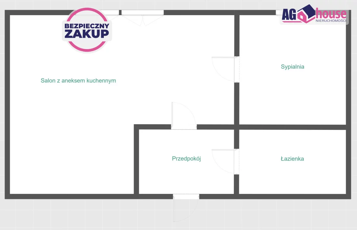 2 pokoje, apartament 32,90 m², piętro 5, oferta nr , AG142390, Gdańsk, Oliwa, Aleja Grunwaldzka