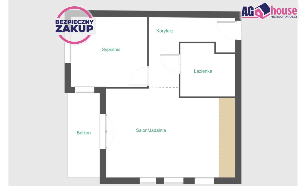 2 pokoje, mieszkanie 54,70 m², piętro 11, oferta nr , AG648518, Gdańsk, Przymorze, Czarny Dwór