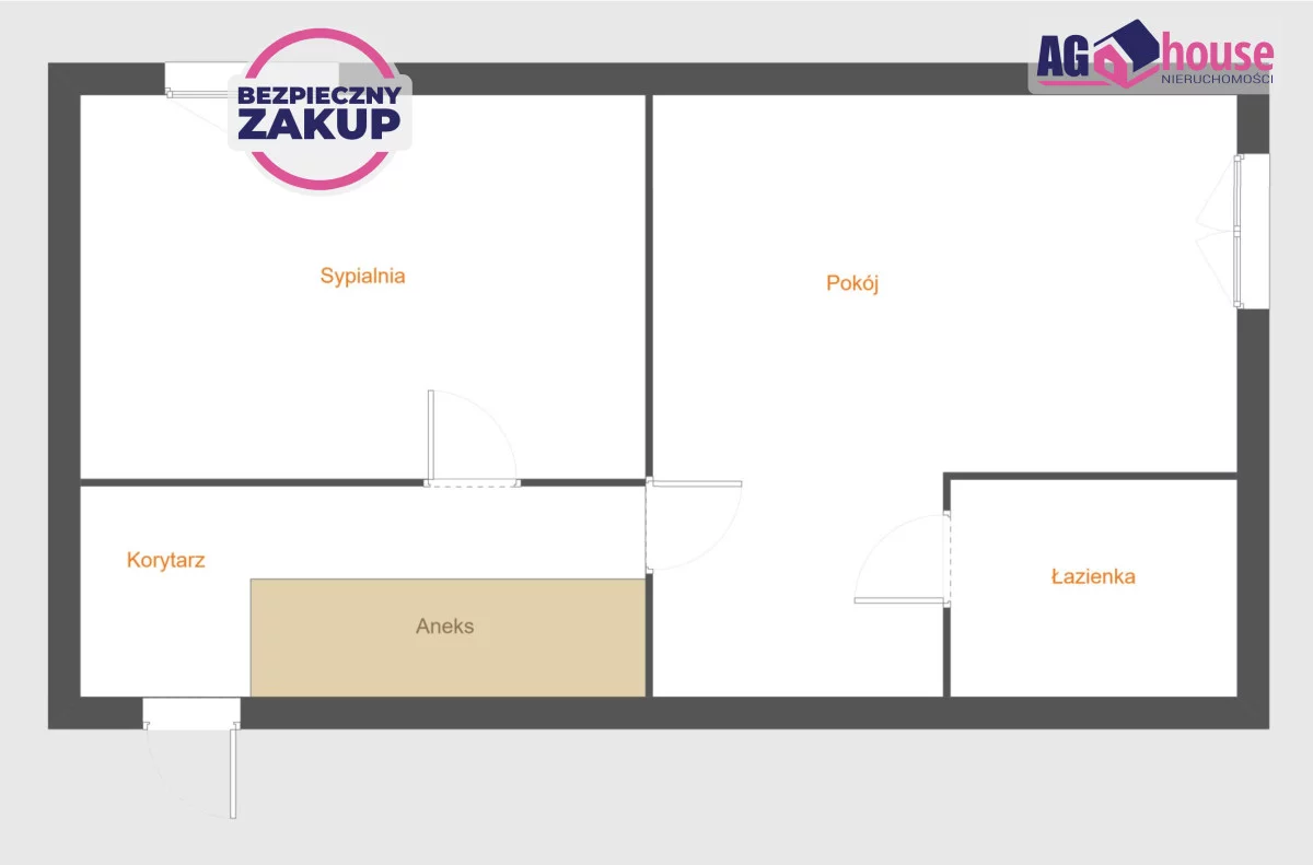 2 pokoje, mieszkanie 43,50 m², piętro 1, oferta nr , AG364689825, Gdańsk, Brzeźno, Konstantego Ildefonsa Gałczyńskiego