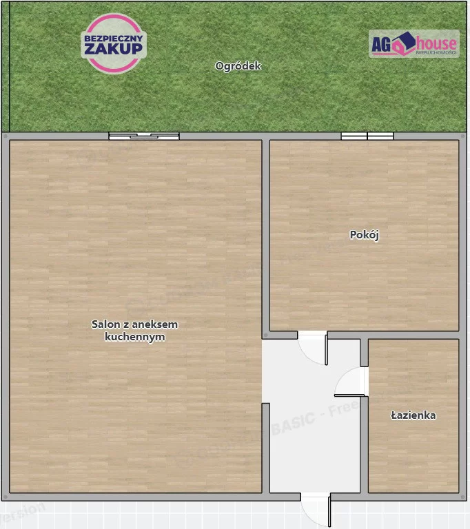 2 pokoje, mieszkanie 49,50 m², parter, oferta nr , AG739890, Gdańsk, Jasień, Lawendowe Wzgórze
