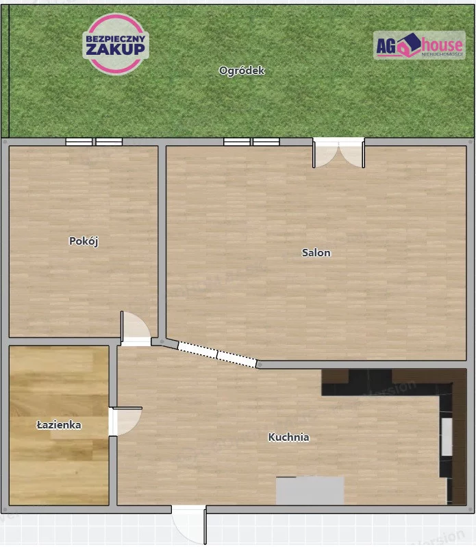 2 pokoje, mieszkanie 42,78 m², parter, oferta nr , AG234419, Gdańsk, Jasień, Lawendowe Wzgórze