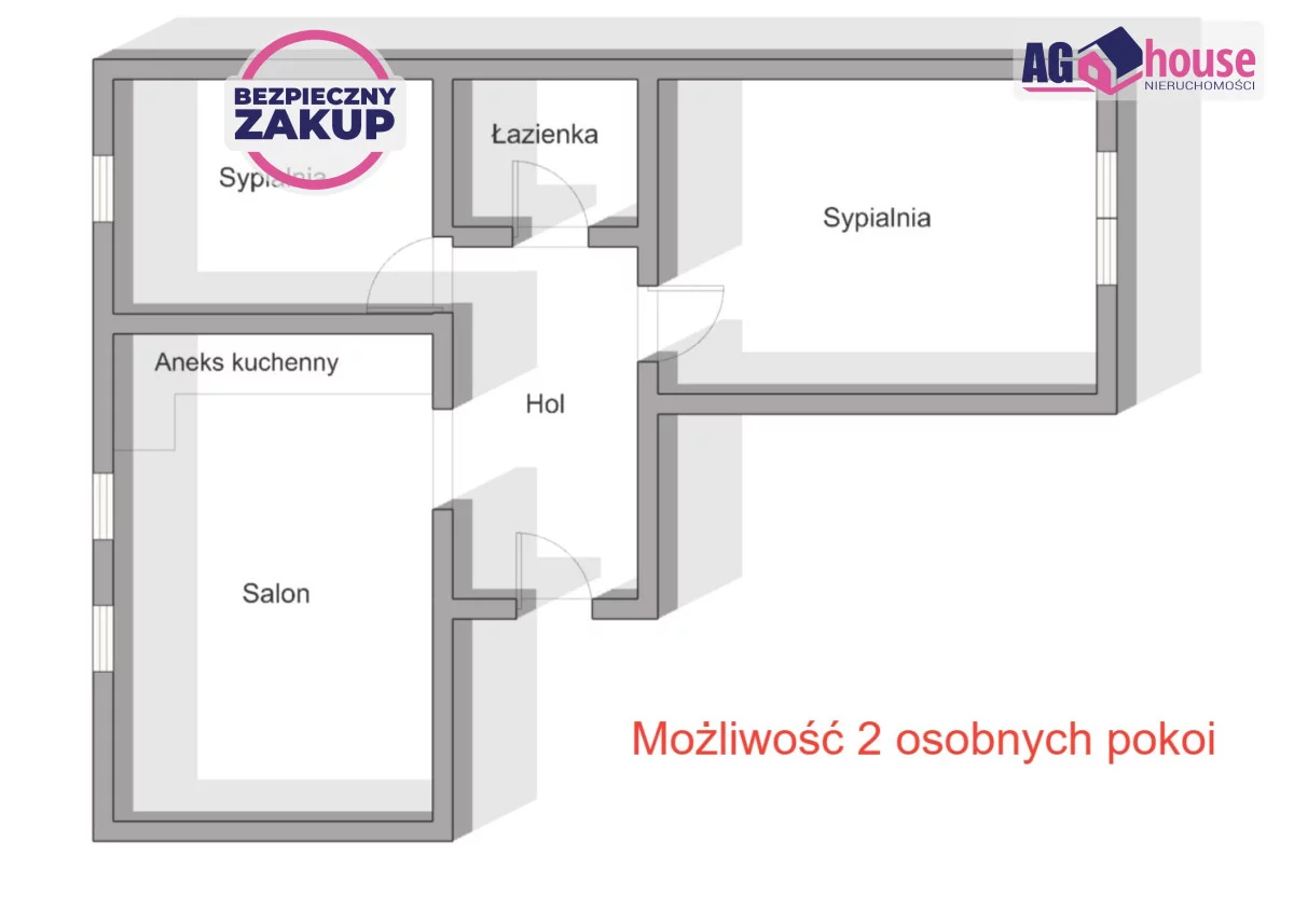 2 pokoje, mieszkanie 53,30 m², parter, oferta nr , AG763304, Gdańsk, Siedlce, Skarpowa