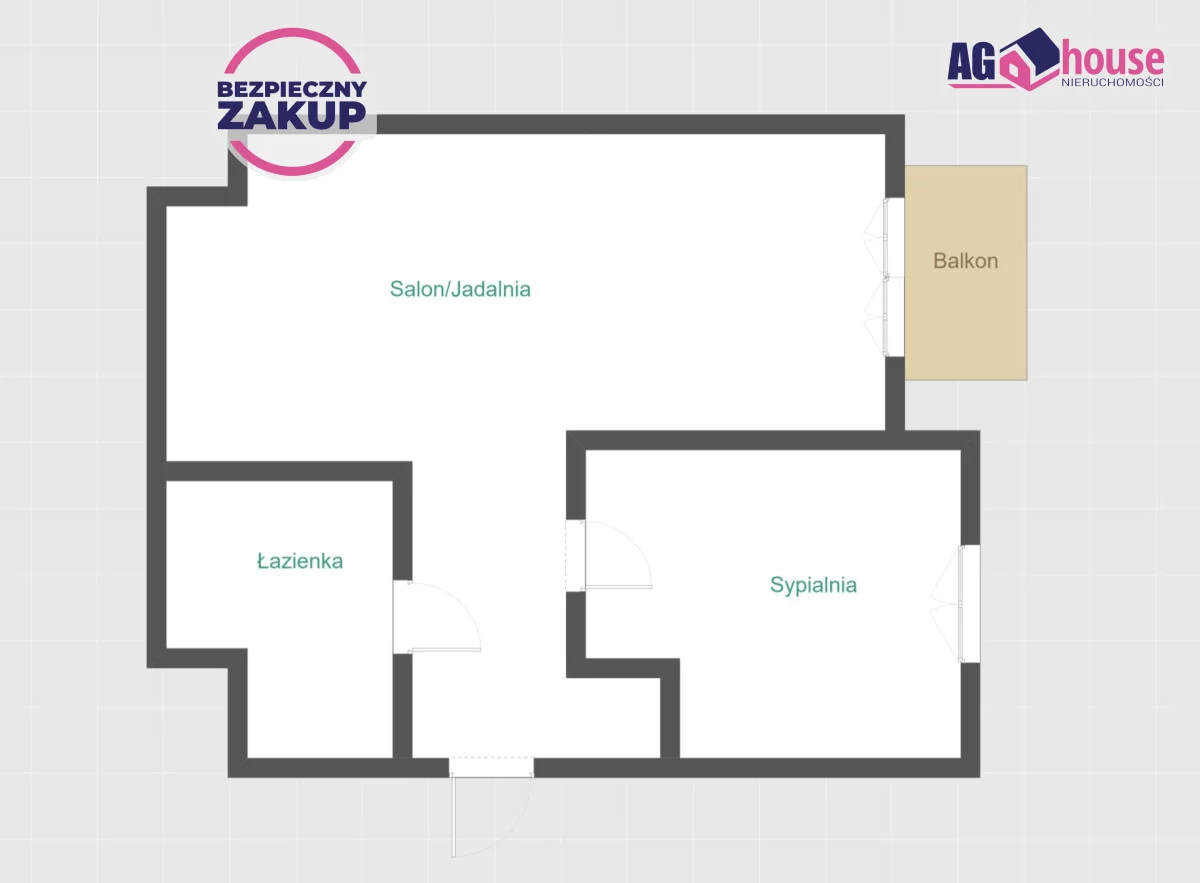 2 pokoje, apartament 42,12 m², parter, oferta nr , AG278858, Gdańsk, Letnica, Sucha