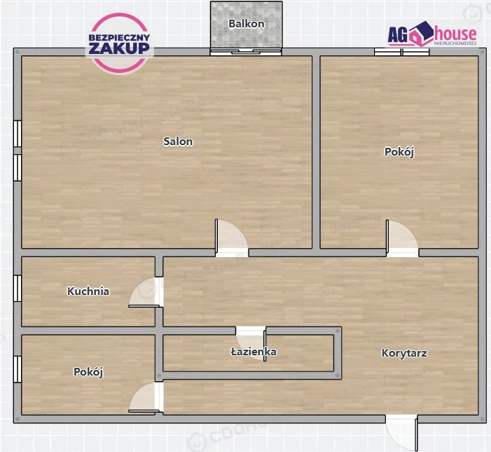 3 pokoje, mieszkanie 54,19 m², piętro 3, oferta nr , AG954918, Tczew, Al. Zwycięstwa