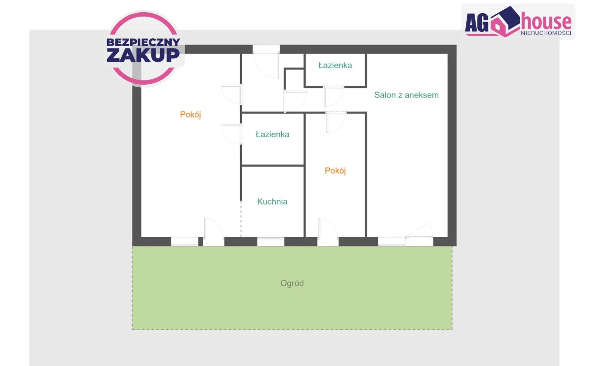 3 pokoje, mieszkanie 69,83 m², parter, oferta nr , AG277967, Gdańsk, Śródmieście, Angielska Grobla