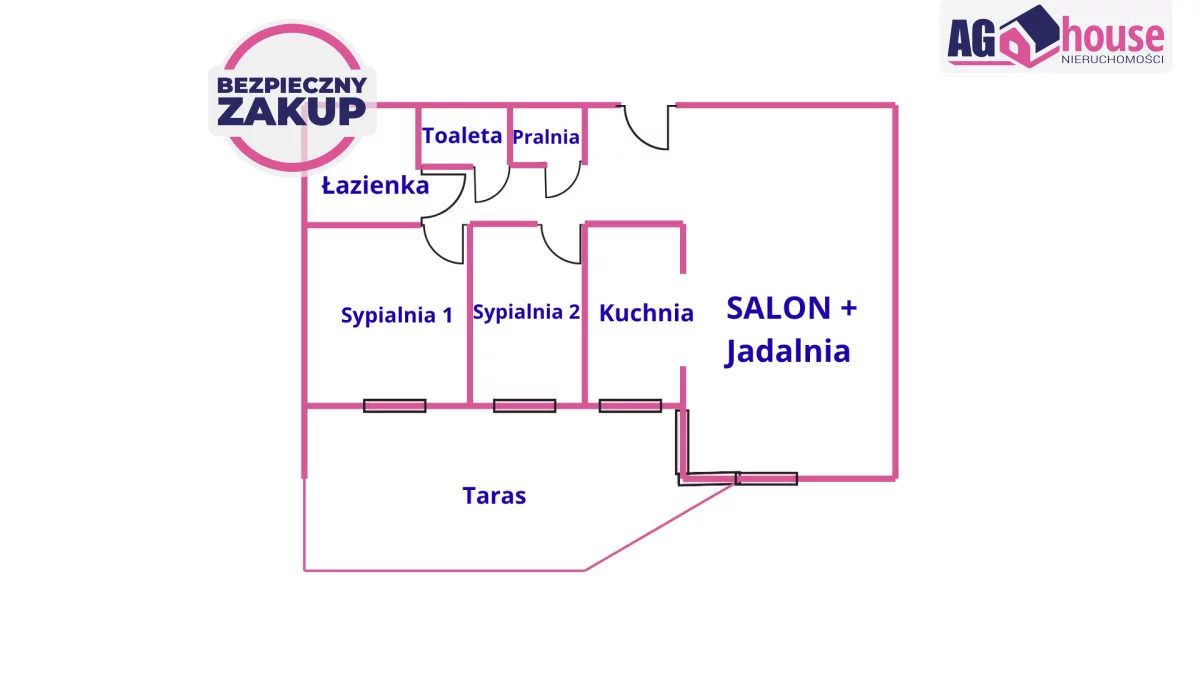 3 pokoje, mieszkanie 74,00 m², piętro 1, oferta nr , AG453393, Gdańsk, Sienna Grobla