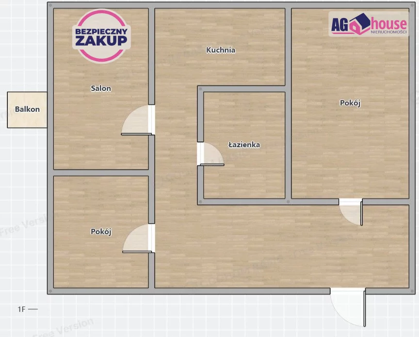3 pokoje, mieszkanie 46,30 m², piętro 3, oferta nr , AG292213, Gdańsk, Śródmieście, Siennicka