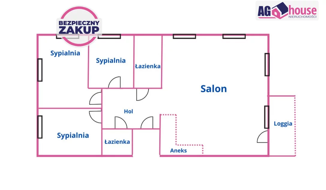 4 pokoje, mieszkanie 107,00 m², piętro 11, oferta nr , AG782130, Gdańsk, Brzeźno, Aleja Gen. Józefa Hallera