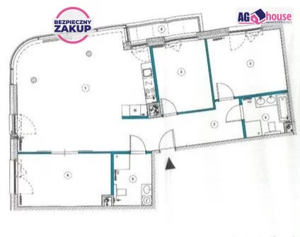 4 pokoje, mieszkanie 114,34 m², piętro 2, oferta nr , AG224492, Gdynia, Śródmieście, Śródmieście, Jana Z Kolna