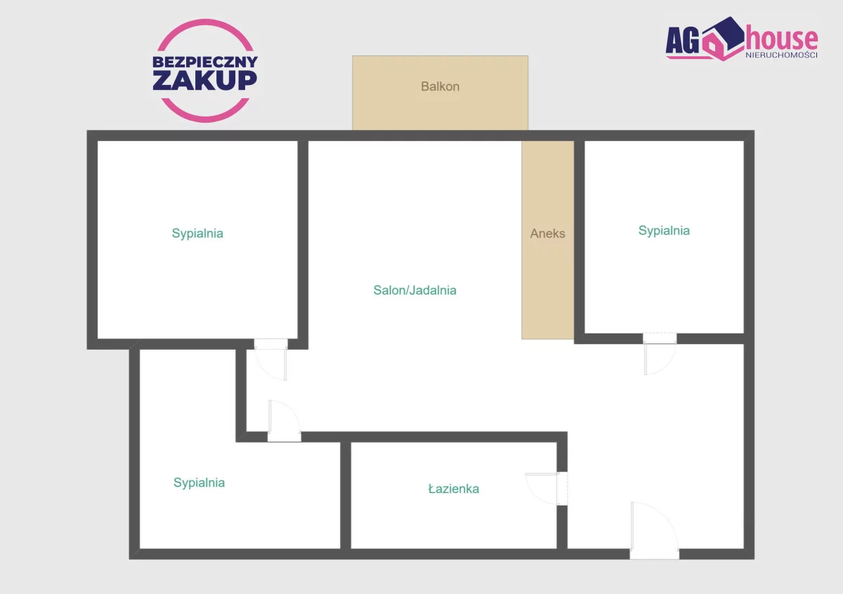 4 pokoje, apartament 65,60 m², parter, oferta nr , AG712005, Gdańsk, Ujeścisko-Łostowice, Łostowice, Złota