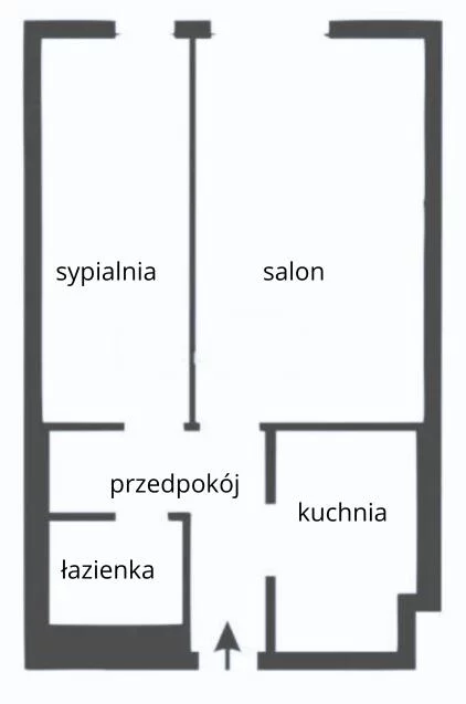 2 pokoje, mieszkanie 39,00 m², piętro 5, oferta nr , 10408, Warszawa, Wola, Wola, Chłodna