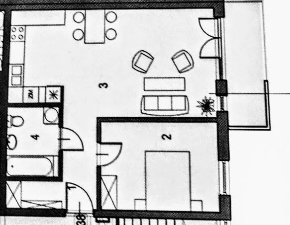 2 pokoje, mieszkanie 54,00 m², piętro 5, oferta nr , 10402, Kraków, Dębniki, Ruczaj, dr. Jana Piltza
