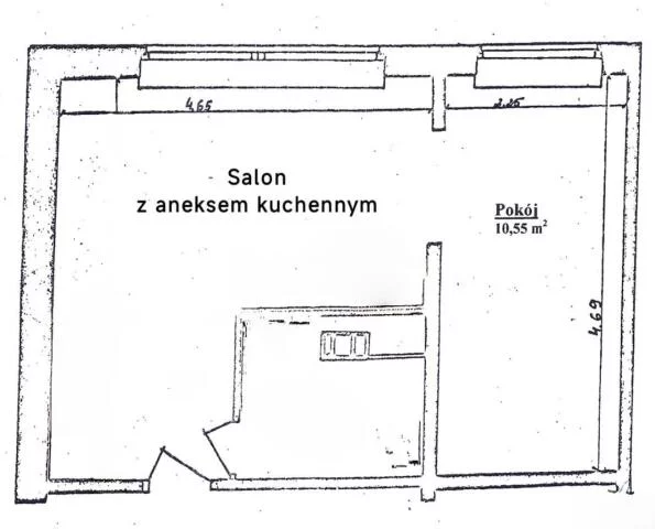 Mieszkanie dwupokojowe 33,40 m², Warszawa, Ursynów, Jana Wasilkowskiego, Sprzedaż