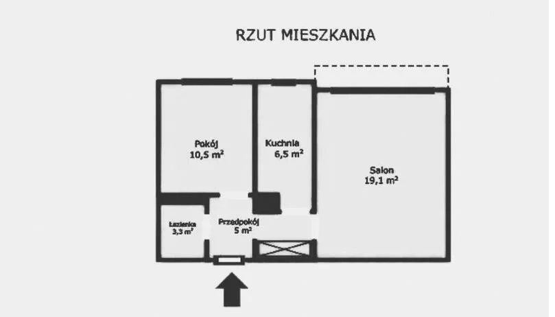 2 pokoje, mieszkanie 45,40 m², parter, oferta nr , 10627, Sosnowiec, Stary Sosnowiec, Stary Sosnowiec, Józefa Hallera