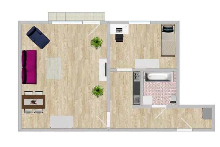 2 pokoje, apartament 39,60 m², piętro 3, oferta nr , 10312, Kraków, Krowodrza, Juliusza Lea