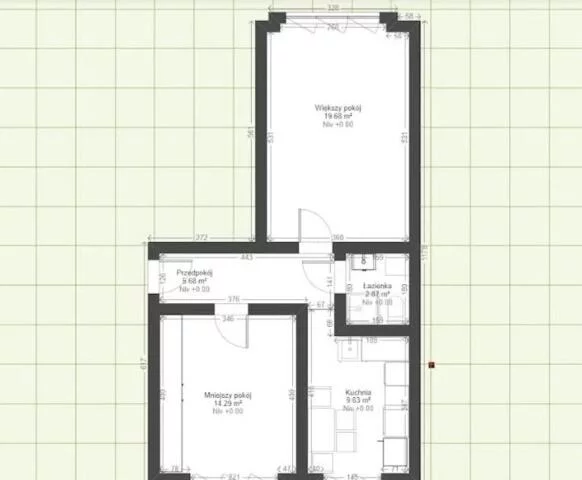 2 pokoje, mieszkanie 52,30 m², parter, oferta nr , 10340, Katowice, Koszutka, Koszutka, Wierzbowa