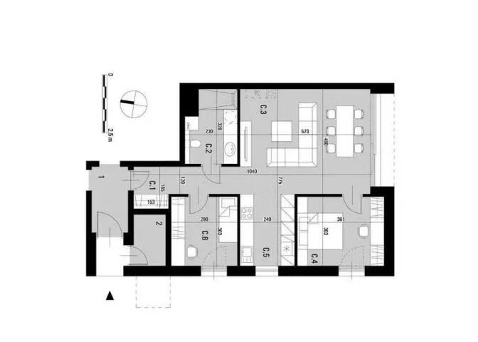 3 pokoje, mieszkanie 89,02 m², parter, oferta nr , 10337, Ornontowice, Brzozowa