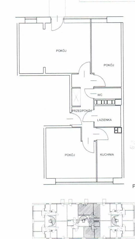 3 pokoje, mieszkanie 54,50 m², piętro 3, oferta nr , 10646, Warszawa, Bielany, Bielany, Literacka