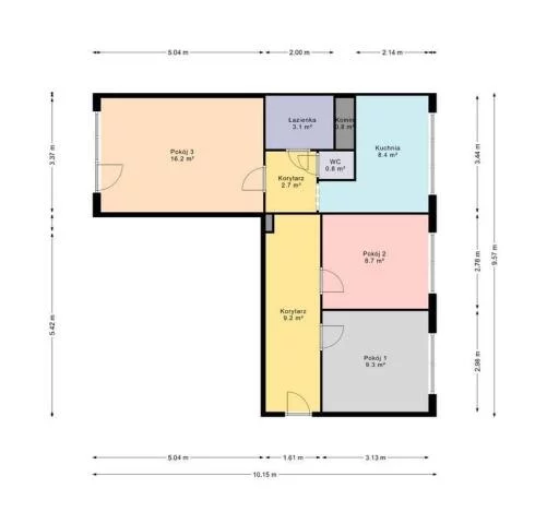 3 pokoje, mieszkanie 59,00 m², piętro 3, oferta nr , 10468, Gliwice, Zatorze, Witkiewicza