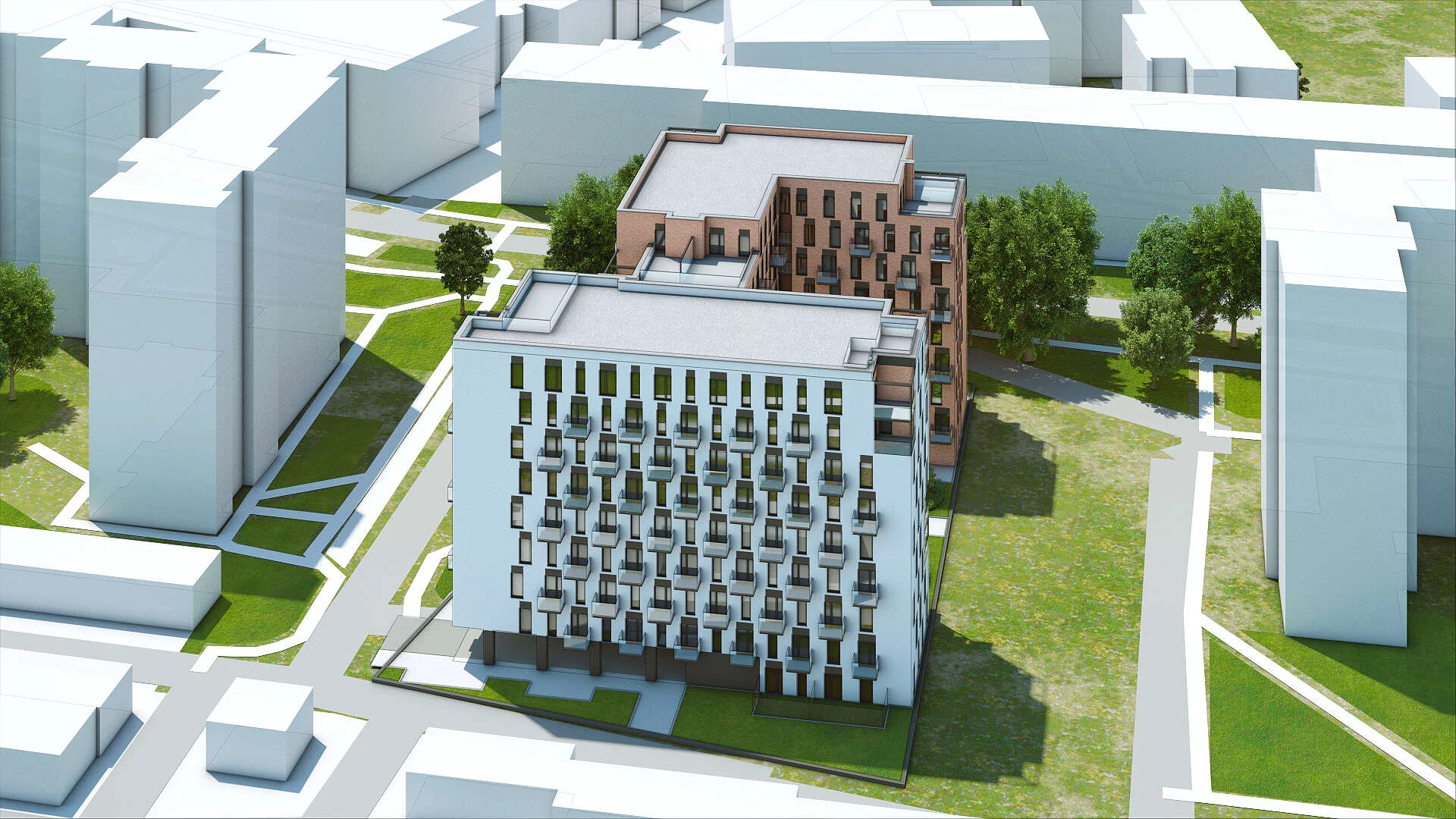 Wirtualna makieta 3D mieszkania 31.43 m², A.M061