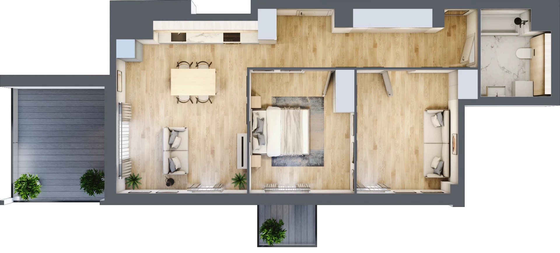 3 pokoje, mieszkanie 69,84 m², piętro 2, oferta nr B.M042, Oh! Praga, Warszawa, Praga Północ, Szmulki, ul. Białostocka 5D