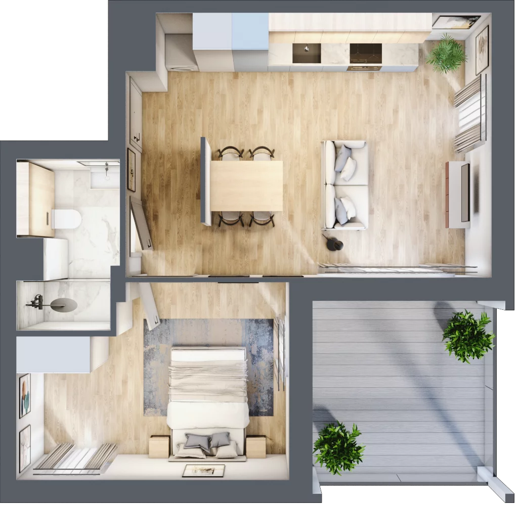 2 pokoje, mieszkanie 42,68 m², piętro 7, oferta nr B.M161, Oh! Praga, Warszawa, Praga Północ, Szmulki, ul. Białostocka 5D
