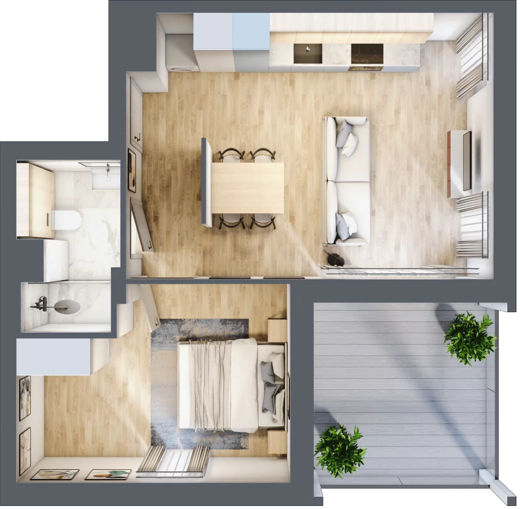 2 pokoje, mieszkanie 42,46 m², piętro 8, oferta nr B.M179, Oh! Praga, Warszawa, Praga Północ, Szmulki, ul. Białostocka 5D