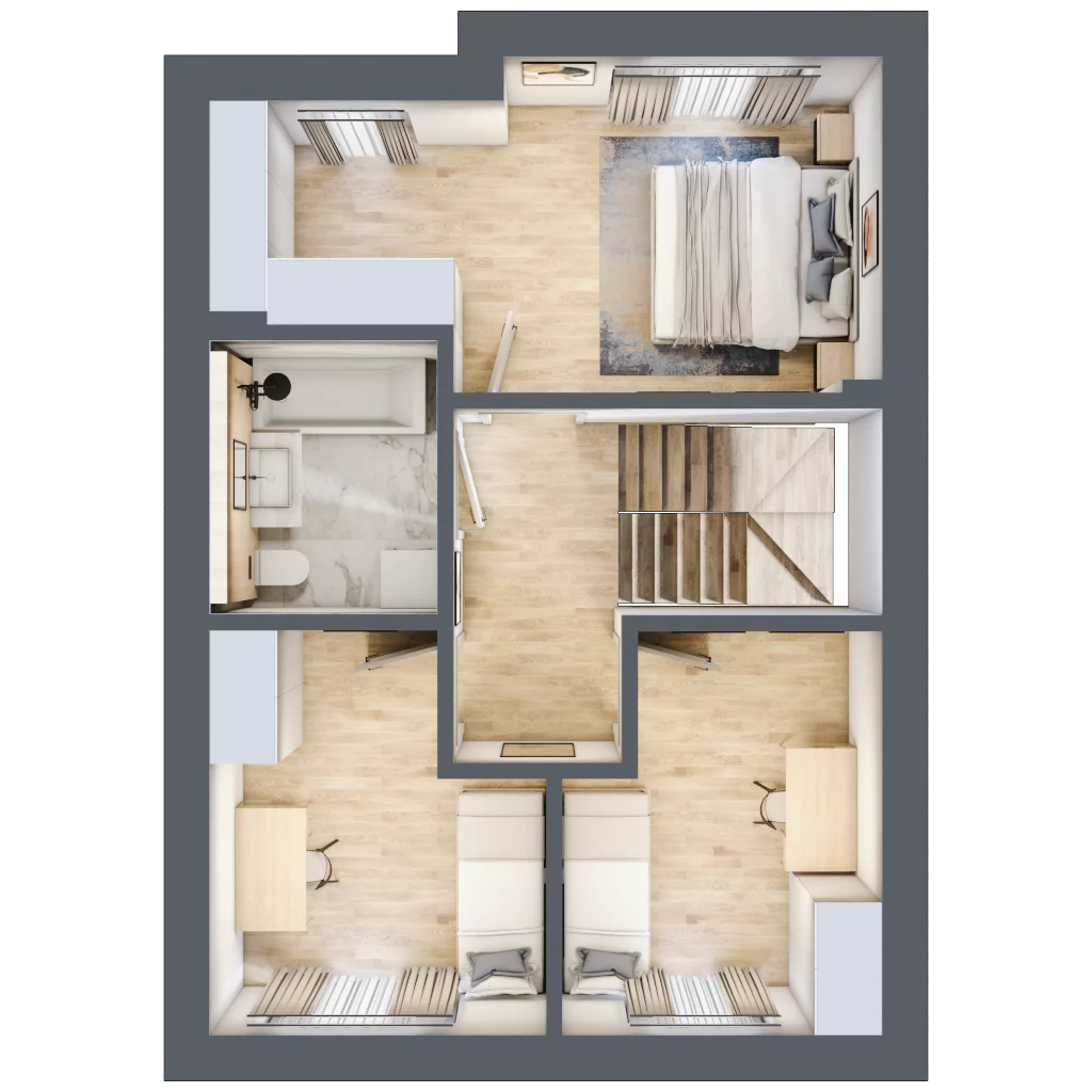 Dom 113,29 m², oferta nr 38, Osada Magdalenka 2, Słomin, ul. Biedronki