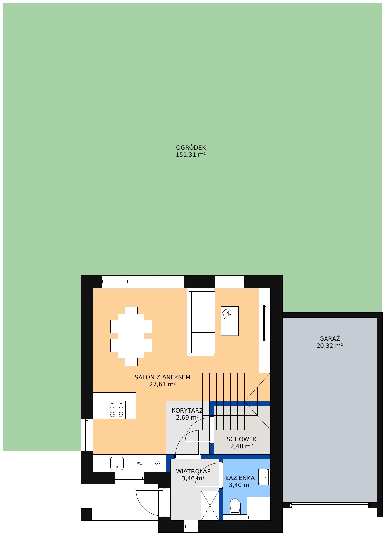 Zalety domu 113.29 m², 63