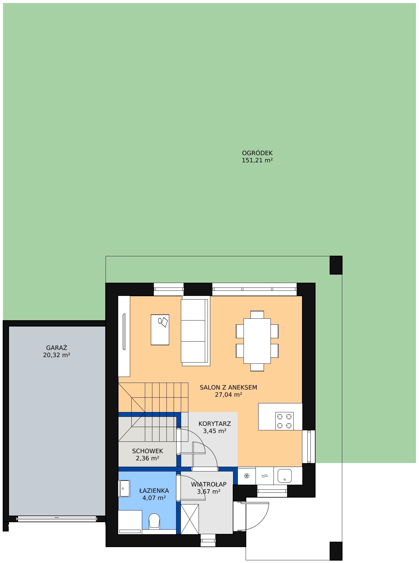 Zalety domu 125 m², 64