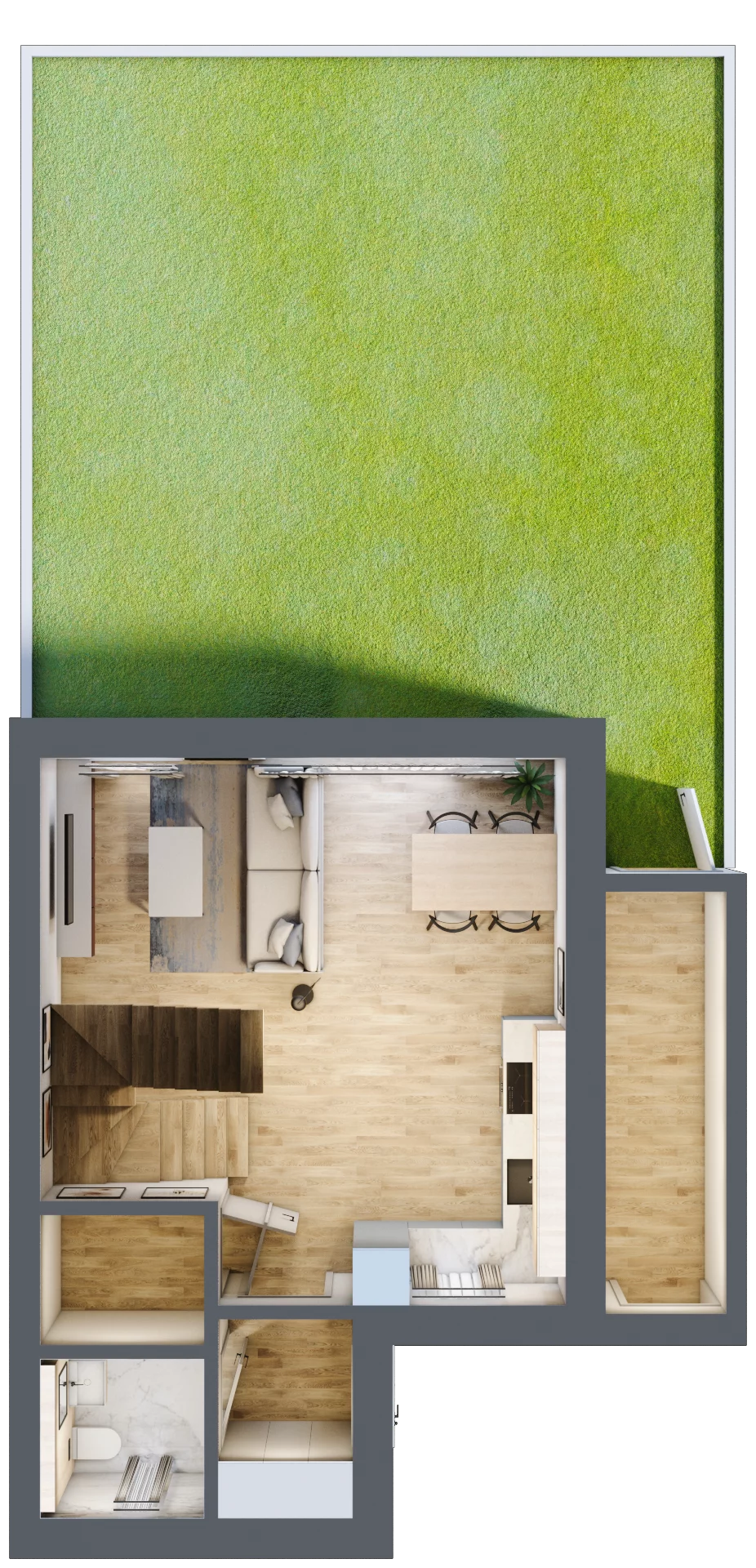 Dom 89,49 m², oferta nr 65, Osada Magdalenka 2, Słomin, ul. Biedronki