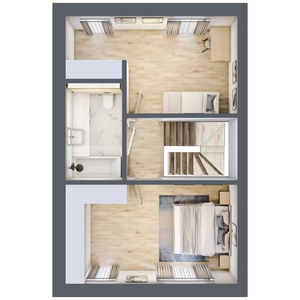 Dom 89,49 m², oferta nr 66, Osada Magdalenka 2, Słomin, ul. Biedronki