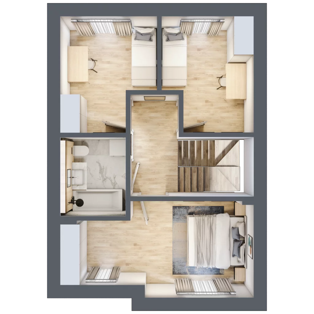 Dom 113,29 m², oferta nr 67, Osada Magdalenka 2, Słomin, ul. Biedronki