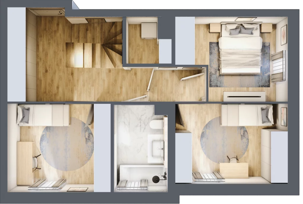 4 pokoje, mieszkanie 123,00 m², piętro 4, oferta nr D01/4/7/4, Przystań Droga Polna, Świdnica, ul. Polna Droga