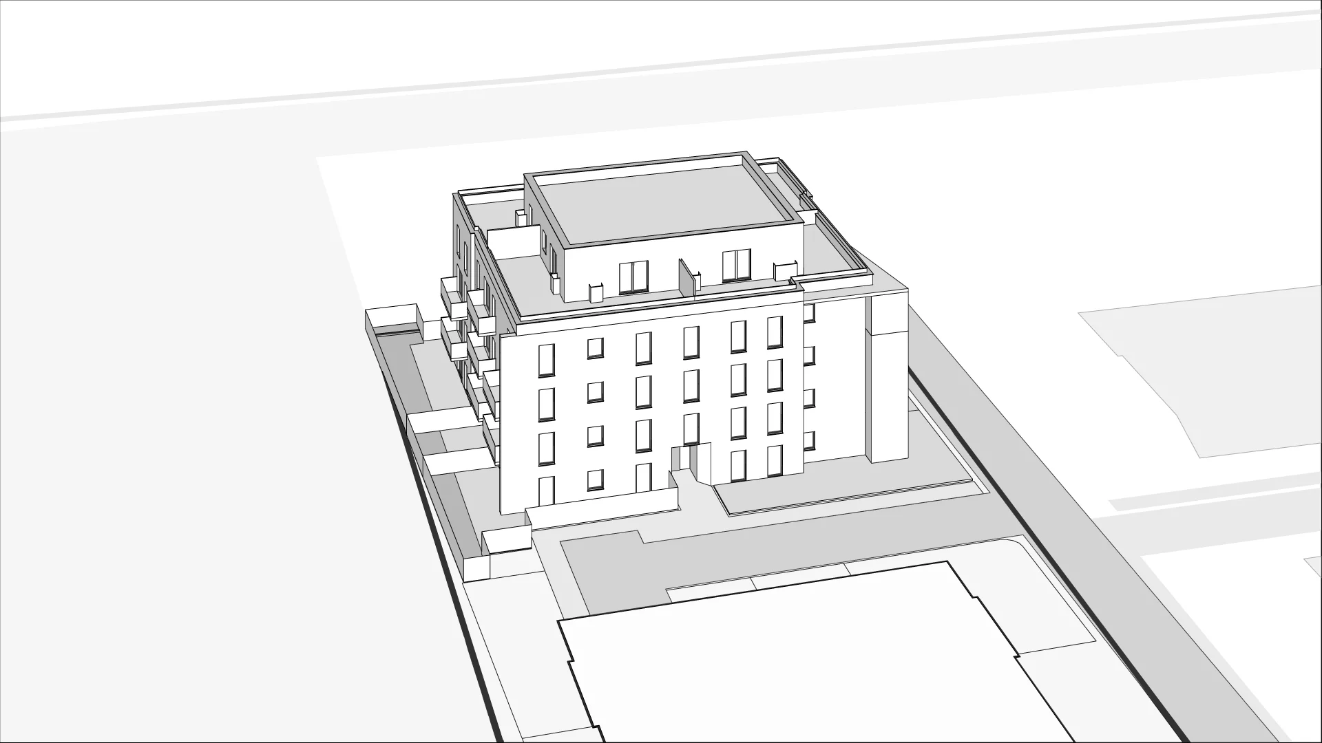 Wirtualna makieta 3D mieszkania 46.83 m², E01/1/4/2