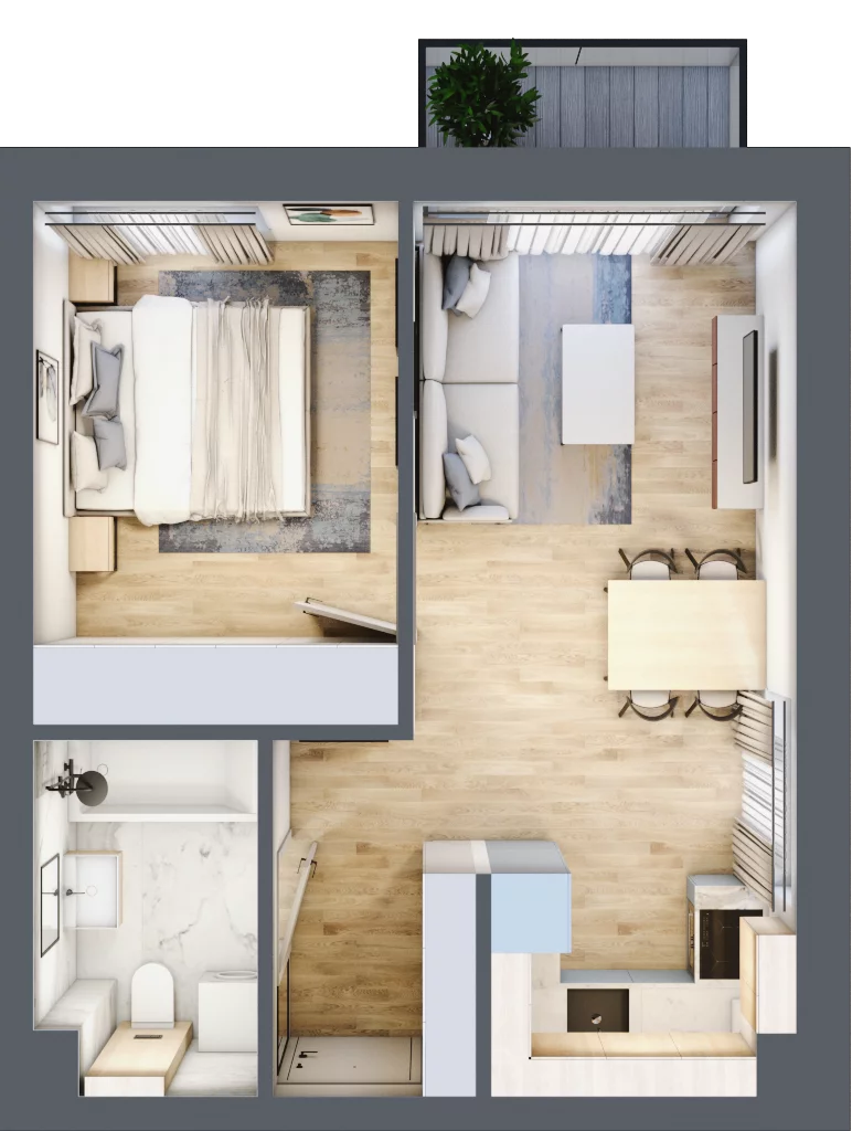 2 pokoje, mieszkanie 37,43 m², piętro 2, oferta nr CM13, Nowa Słodownia, Nysa, ul. Słowiańska 18