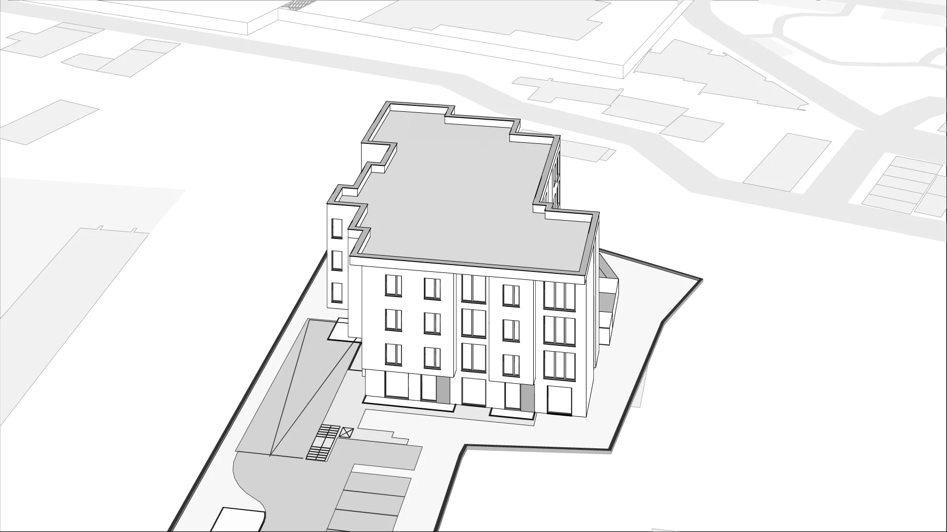 Wirtualna makieta 3D apartamentu 75.16 m², M1